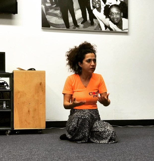 Sabine Shoucair Perofrm The Work New York Beirut Lebanon Clown 3